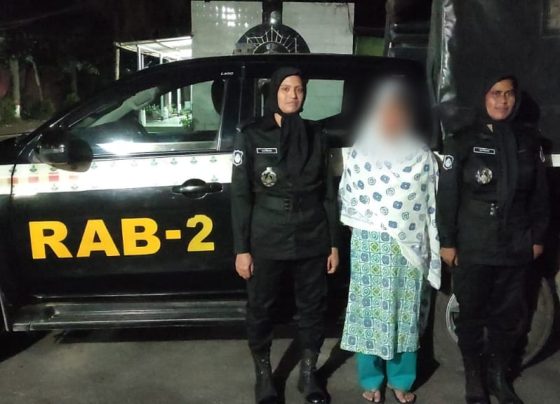 মাদক সম্রাজ্ঞী লাবনী গ্রেফতার